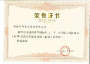 樟華國際被評(píng)為2015年度潛江市優(yōu)質(zhì)工程“章華杯”
