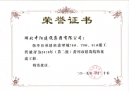 翡翠城78#、79#、81#樓工程榮獲2018年（第二批）黃岡市建筑結(jié)構(gòu)優(yōu)質(zhì)工程