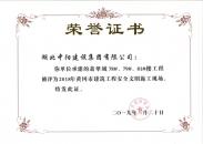 翡翠城78#、79#、81#樓工程榮獲2018年黃岡市建筑工程安全文明施工現(xiàn)場